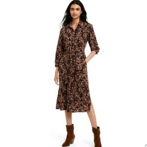 Nili Lotan x Target  - Paisley Print Shirtdress NWOT